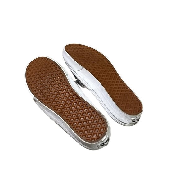 Vans Mule Shoes Womens size 10 Gray Plaid Faux Fur Lined - Picture 6 of 7